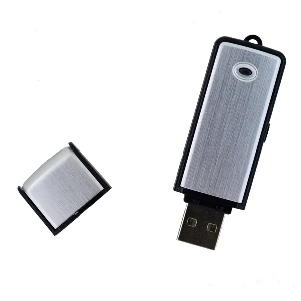 ميني USB قرص صوتي مسجل صوت 4 / 8GB USB فلاش حملة تسجيل صوتي رقمي مسجل الإملاء قابلة للشحن أزرق أسود