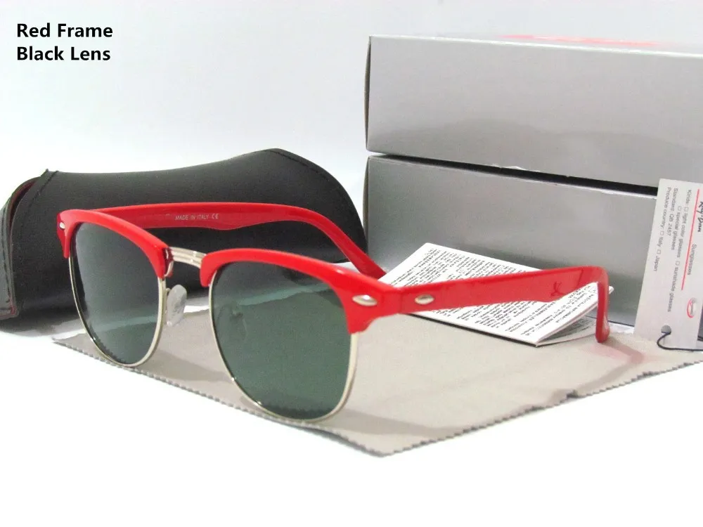 Aooko tasarımcı pop kulübü moda güneş gözlükleri erkekler güneş gözlükleri kadınlar retro yeşil g15 gri kahverengi siyah cıva lens5719484