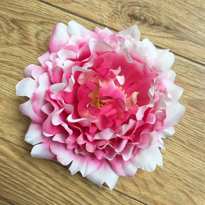 Artificial Flowers Silk Peony Flower Heads Party Wedding Decoration Supplies Simulation Fake Flower Head Home Decorations 15cm WX-C03