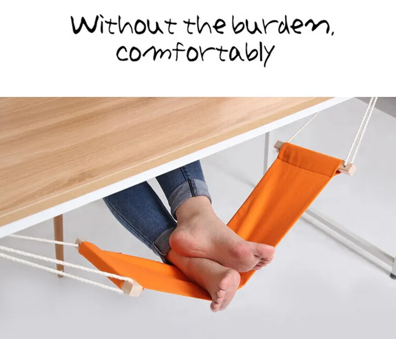 Hamac De Pied, Portable Hamac Pour Pieds Réglable, Pour Avion Et Bureau Avec Carry-on Sac De