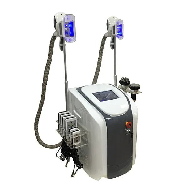 4 I 1 Multiunction Cryolipolysis Fat Freezing Lipolaser Cavitation RF Slimming Machine med två Cryo -handtag kan fungera samtidigt