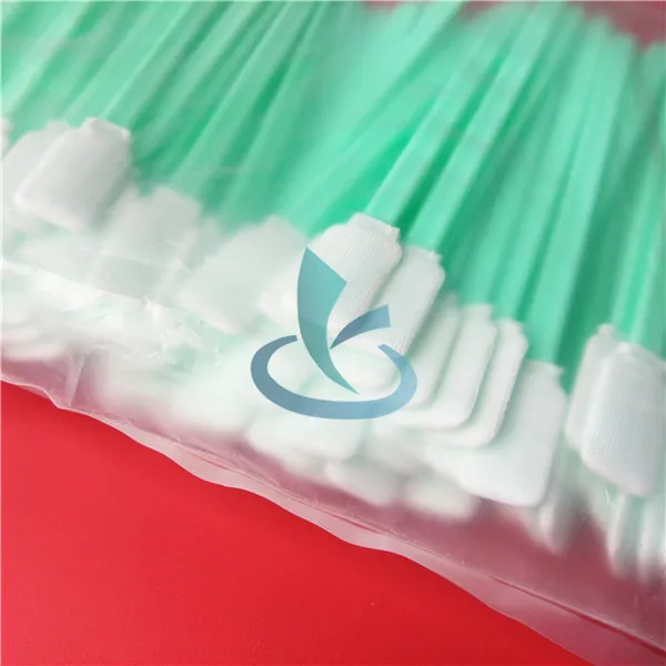 500 stks Gratis Verzending Fabrikanten Foam Tipped Sponge Swab voor allerlei printkop / PCB Board Clean Stick Inkjet Printer onderdelen