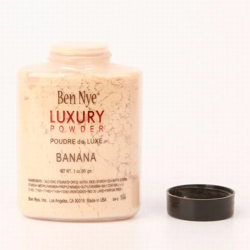 Nouveau Ben Nye poudre de banane bouteille de 3 oz maquillage pour le visage banane éclaircir la poudre de luxe longue durée 85g9068534