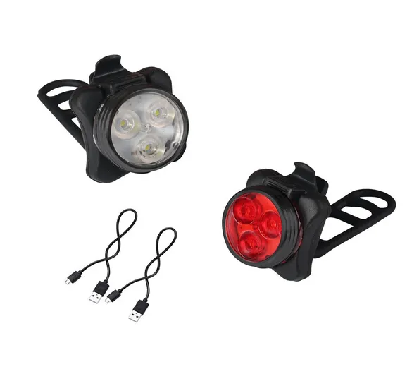 akale rechargeable bike light set