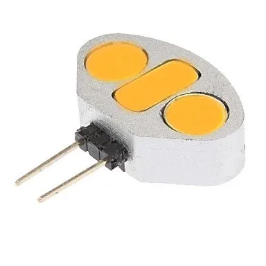 Żarówki LED G4 4,5W 420LM 3000K ciepłe białe 3-LED żarówka Srebrna LED DC 12V krajobraz