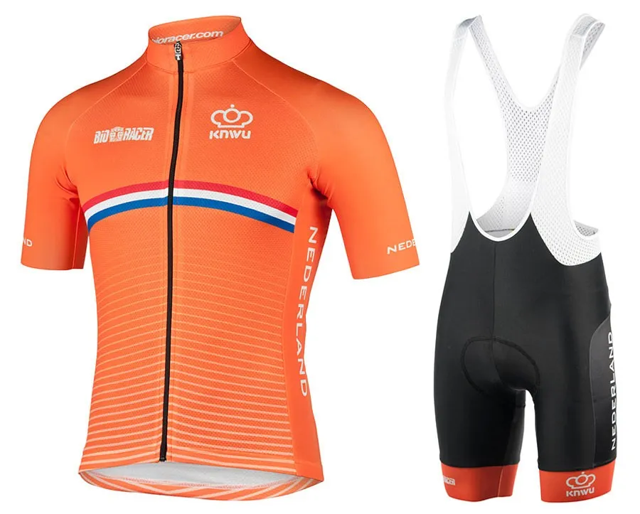 2024 Hommes Summer triathlon Pays-Bas Équipe nationale néerlandaise Maillot de cyclisme Vêtements de vélo de montagne Maillot ciclismo ropa Taille XXS-6XL L14