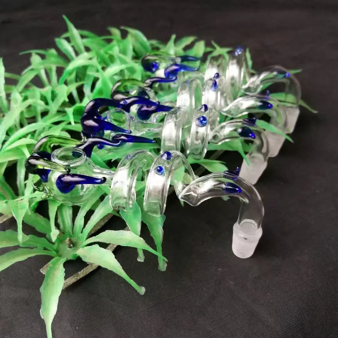 Kleurkraan Pot Glass Bongs Accessoires Glas Rookpijpen Kleurrijke Mini Multi-Color Handpijpen Beste Lepel Glazen pijpen