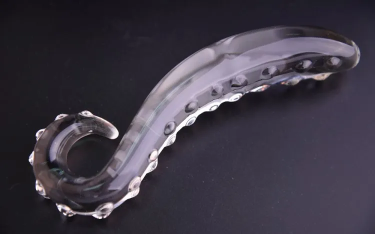Pyrex Glass Dildo Pene finto Perline anali di cristallo Butt Plug Massaggiatore prostatico Punto G Masturbazione femminile Giocattoli sessuali