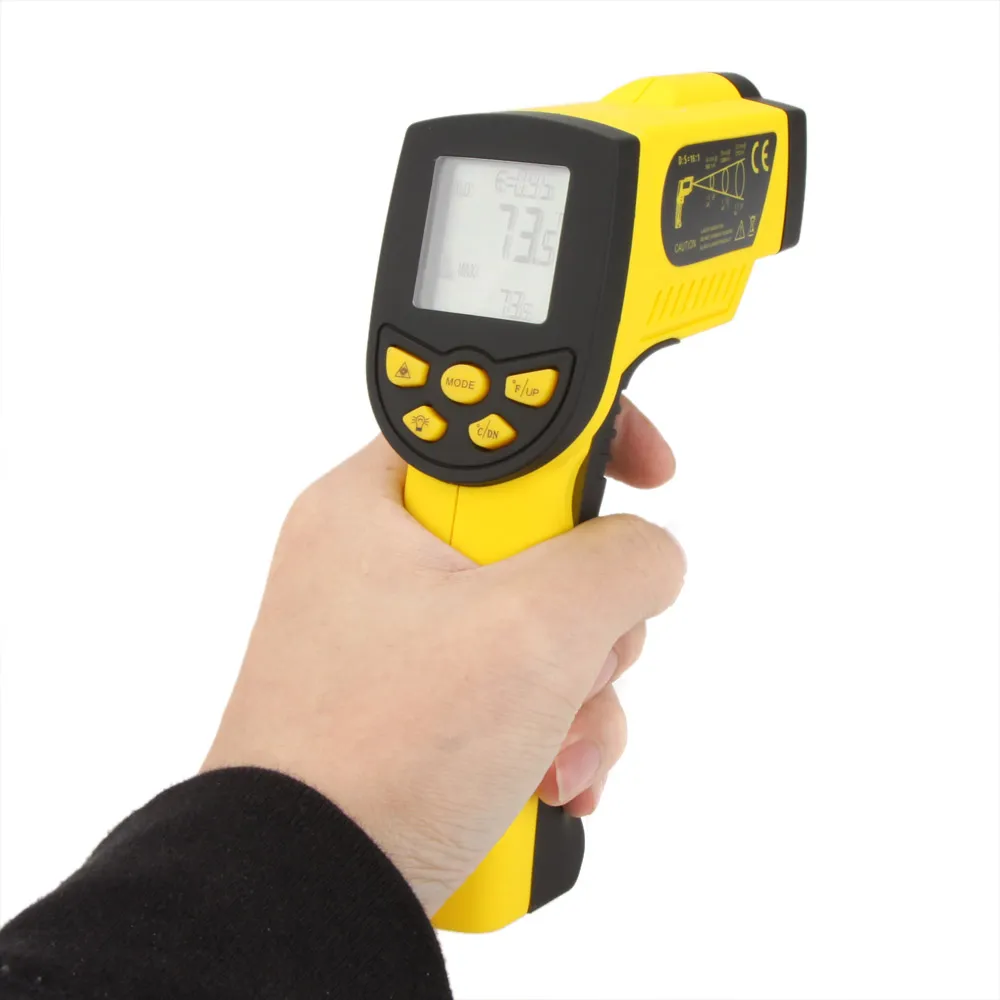 Freeshipping Infrared IR Thermometer Laser Temperature Gun Sensor Meter thermometre infrarouge termometro infravermelho
