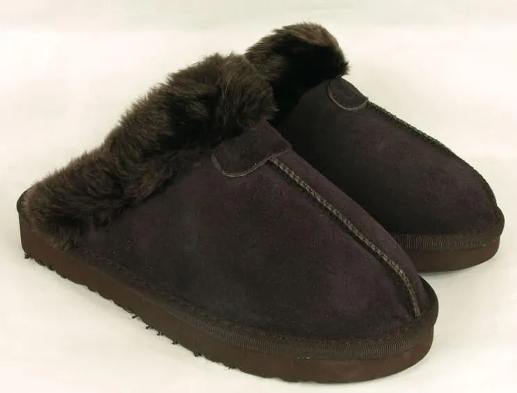 Pantofole in cotone caldo di alta qualità Pantofole da uomo e da donna Stivali corti Stivali da donna Stivali da neve Designer Pantofole in cotone interni Stivale in pelle