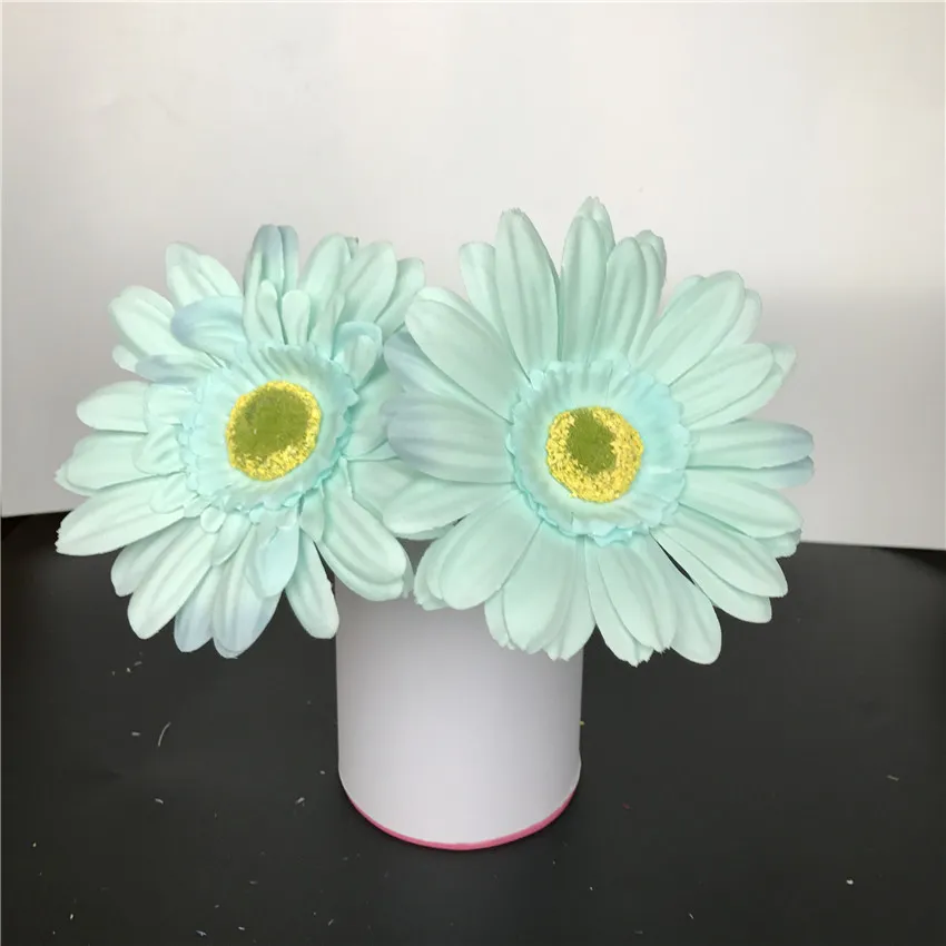 Paarse kunstmatige zijden madeliefje bloemkoppen 11 cm echte touch madely zijden bloemen chrysanthemum zonnebloemen bloemen voor bruilofts patry decoratie