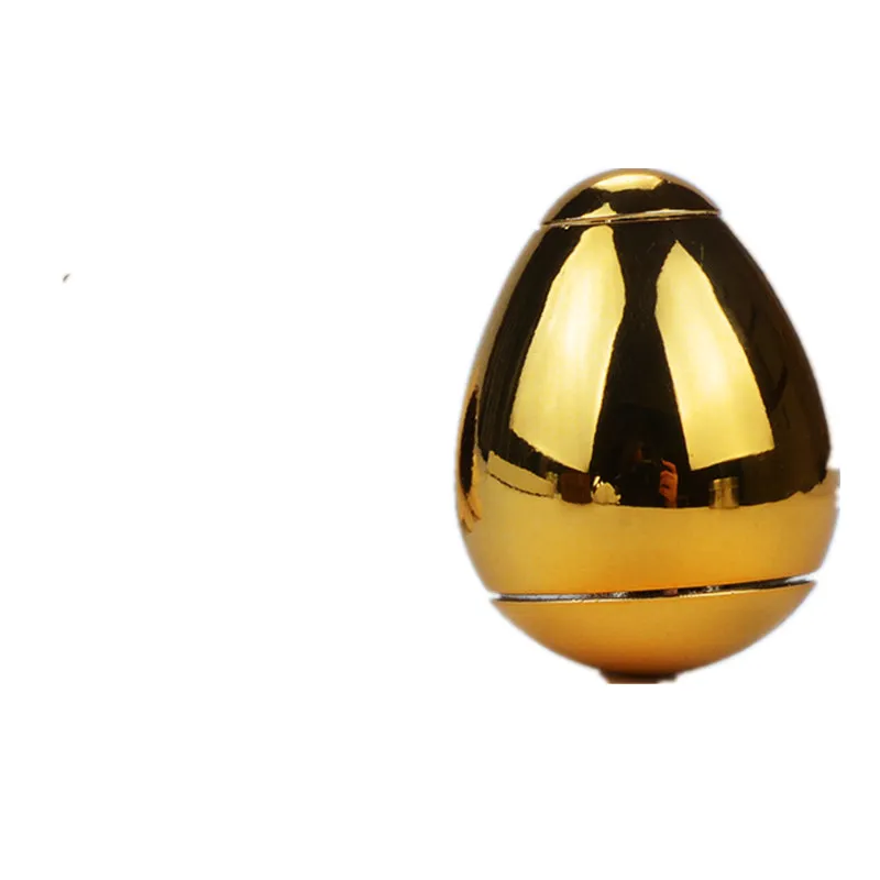 Gold and silver eggs new ideas colorful fingertips top - tumbler, relief metal rotating children toys