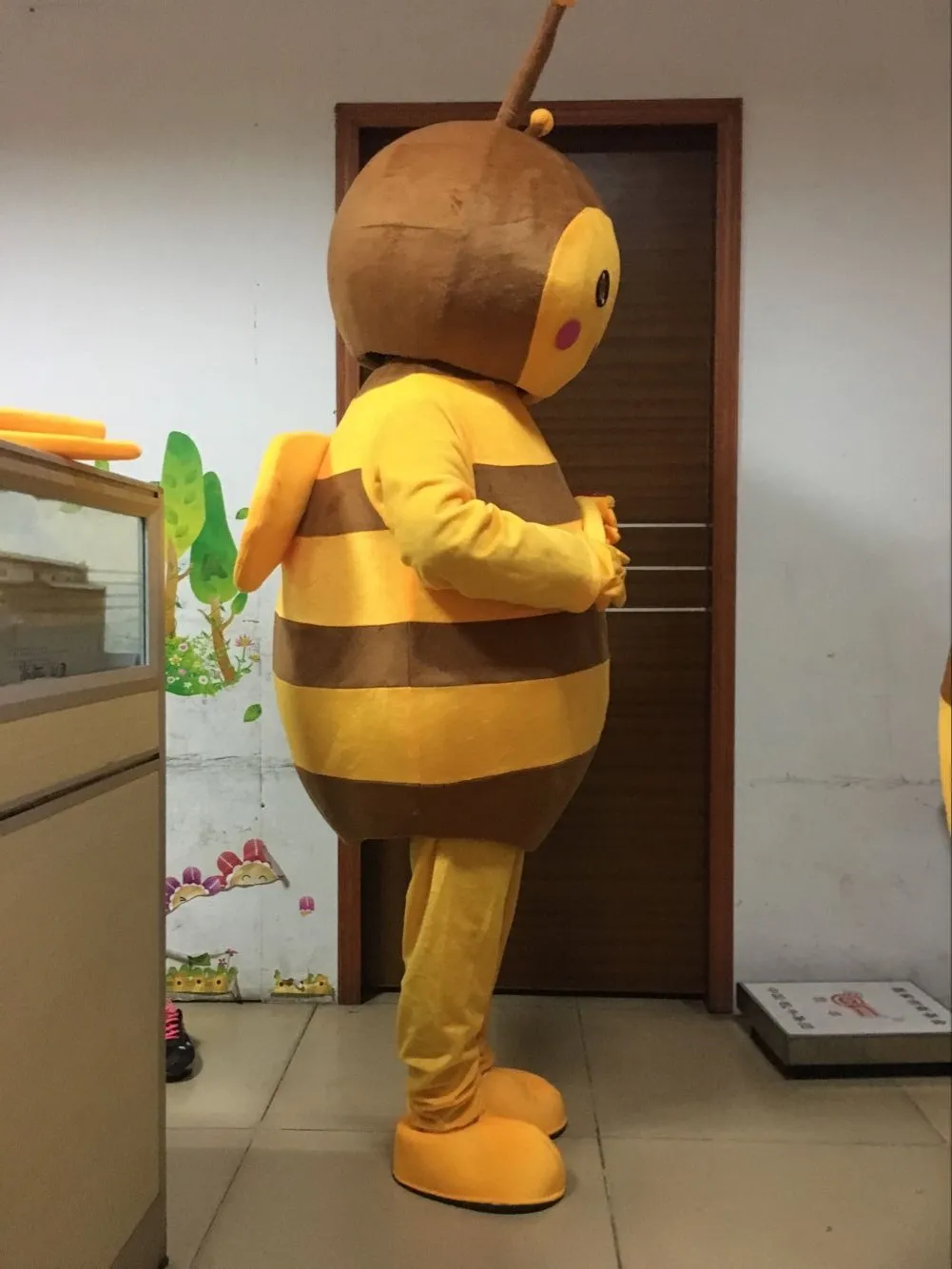 costume della mascotte della piccola ape di alta qualità adulti 100% immagine reale spedizione gratuita