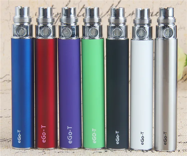 MOQ E Cigarette EGO-T Batteri 650 900 1100mAH VAPE PEN 510 Trådförångare med USB-laddare passar egoförstärkare 100% Kvalitet