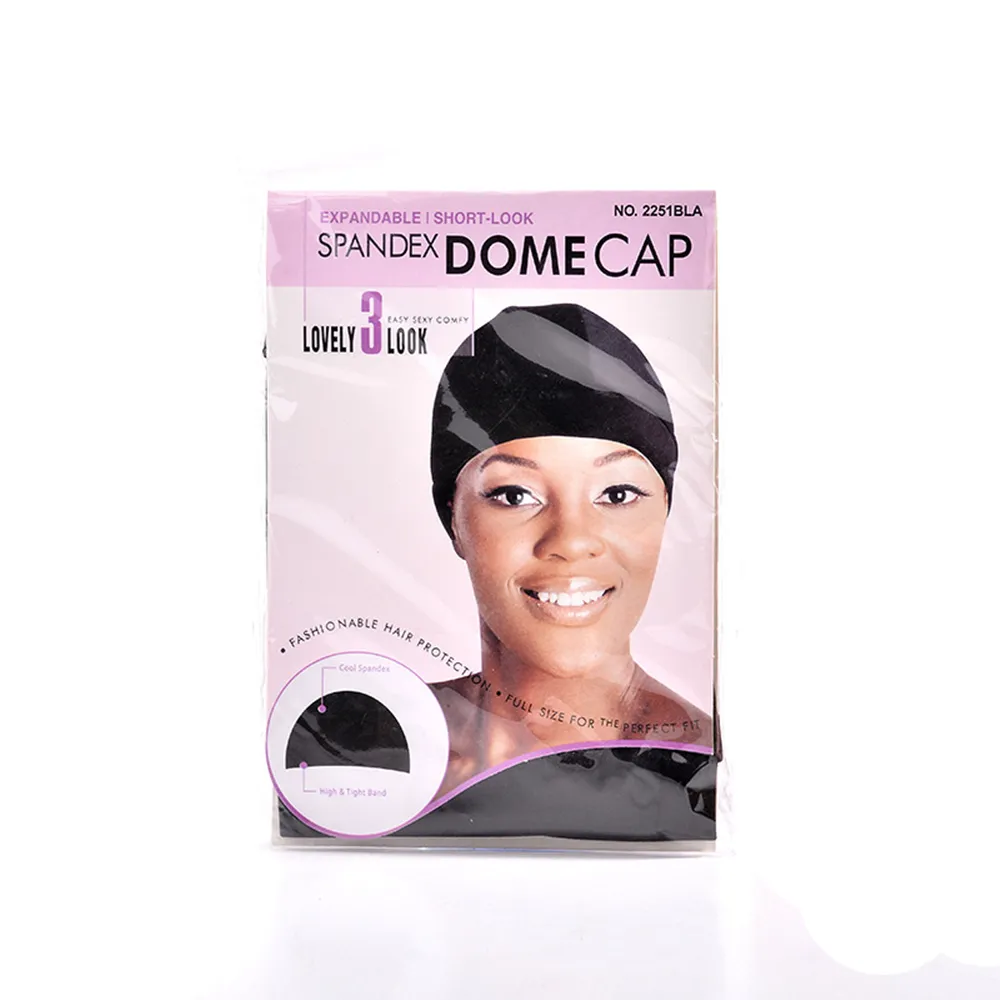 lot Wig Cap Spandex Dome Cap Black0123456789101849842