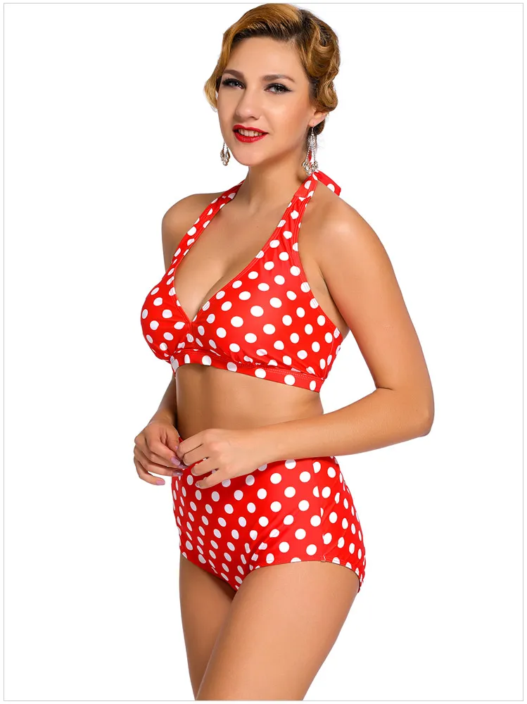 Sexy Red Plus Size Swimsuit Set High Waist Padded Bathing Suits For Women, Plus  Size L XXXL Summer Swimwear XSY41420R From Whosalechina, $19.1
