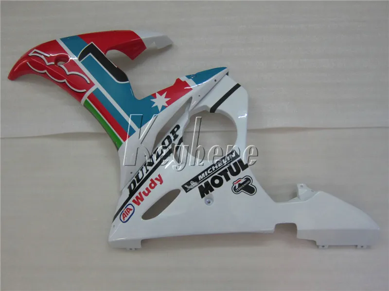 Kit carenatura prezzo inferiore YAMAHA R6 2003-carenature blu bianco rosso YZF R6 03 04 05 IY39