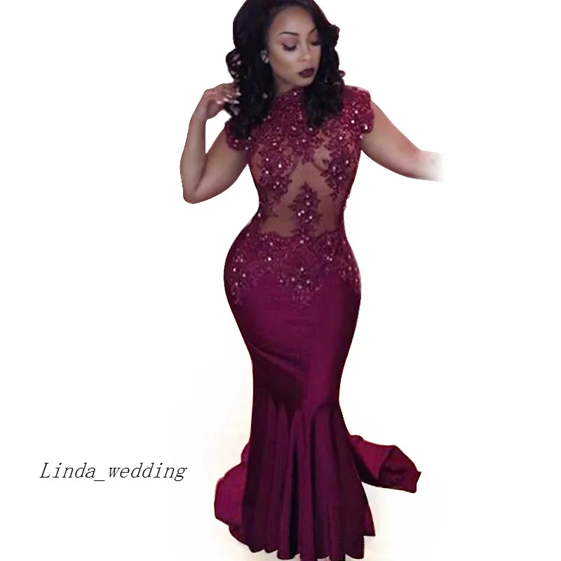 Brand Burgundy Mermaid Prom Dresses Long Wine Red... From Linda_wedding,  $126.32 | DHgate.Com