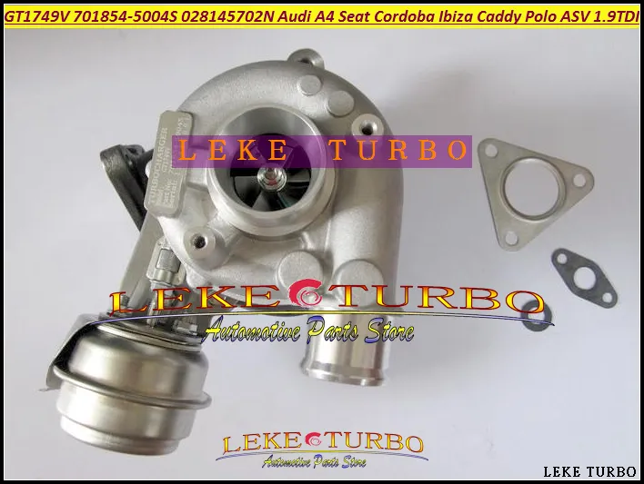 GT1749V 701854-5004S 701854-0002 701854 028145702N Turbo Pour AUDI A4 Seat Cordoba Ibiza II Leon VW Caddy Polo ASV 1.9L TDI 88kw