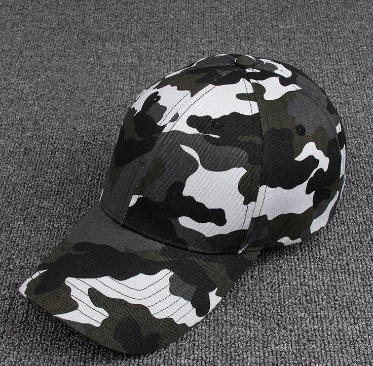 Erkek Ordu Camo Cap Beyzbol Casquette Kamuflaj Şapkaları Erkekler için Kamuflaj Kapakları Kadın Boş Çöl Şapkası Toptan Beyzbol Kapağı