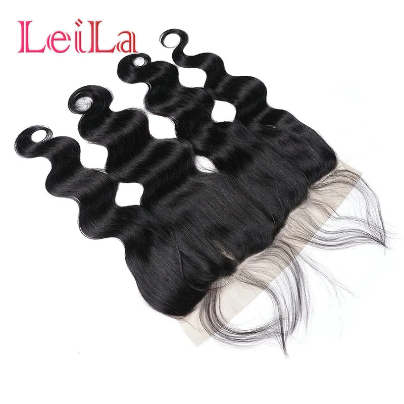 Peruvian13x4 Lace Frontal Closure With Bundles Cheap 9A Body Wave Virgin Hair Human Hair With Lace Frontal Closure8873511