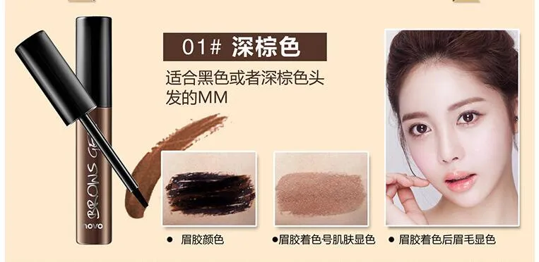 Ny Eye Brow Tattoo Tint Vattentät Långastående Skal Av Färg Eyebrow Gel Cream Mascara Make Up Pen Koreanska Kosmetika Novo Eye Makeup 