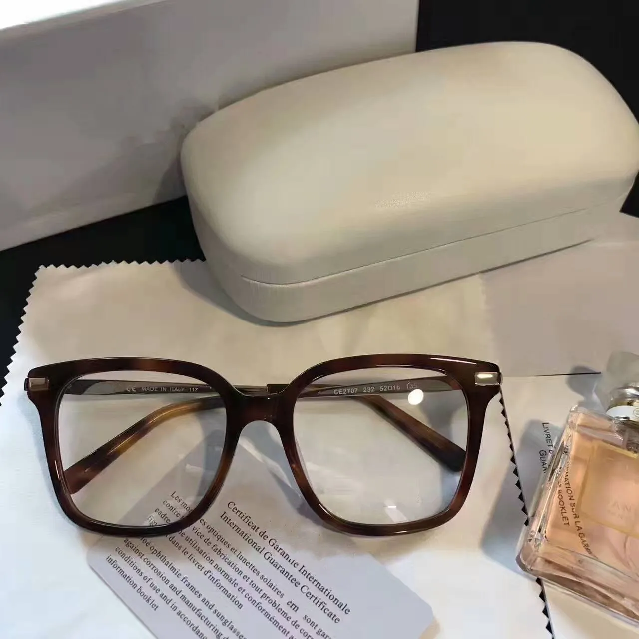 New eyeglasses frame women men brand designer eyeglass frames designer brand eyeglasses frame clear lens glasses frame oculos with case 2707