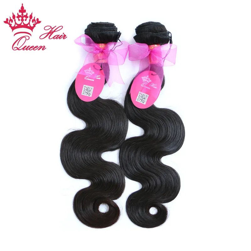 Queen hair products 100% Brazilian virgin Human hair body wave 2pcs lot DHL shipping