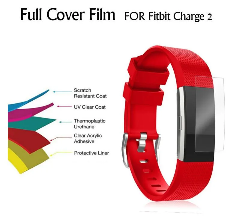 Smart Watch Screen Film Soft TPU Protector för FitBit Charge2 CHARGE 2 3H Explosion Proof Protector High Toughness HD Screen Film