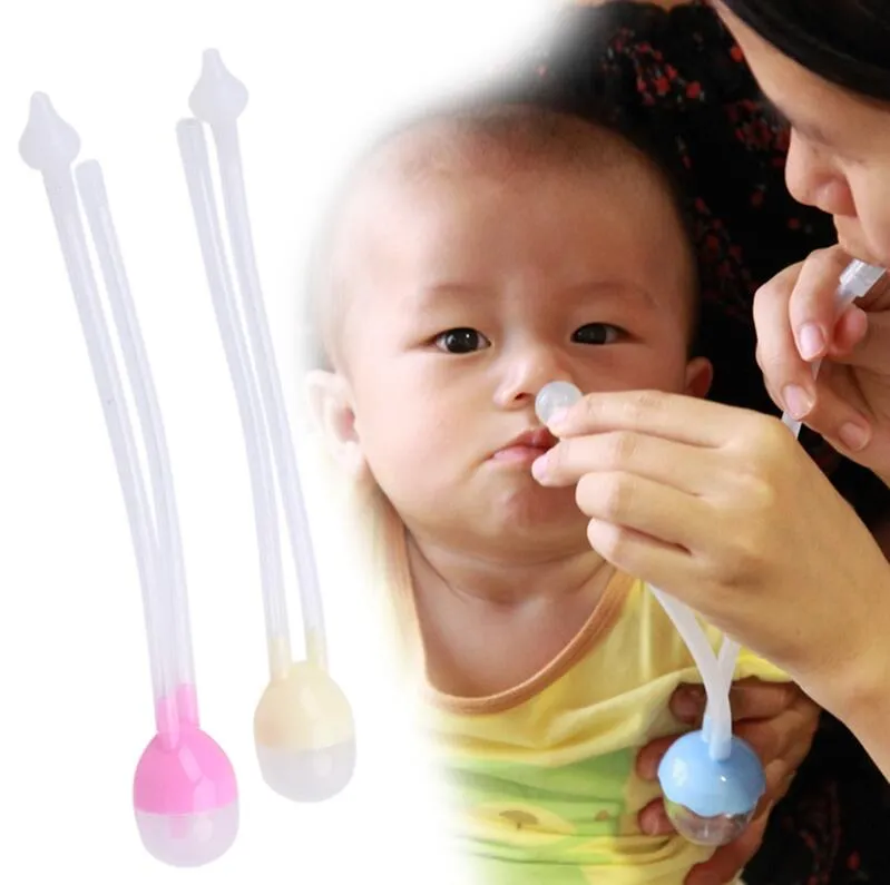 Newborn Baby Safety Nose Cleaner Vacuum Suction Nasal Aspirator Nasal Snot Clean Bodyguard Flu Protection Accessories