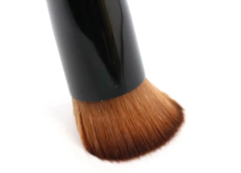 TOP Quality New Plastic Handle Perfecting Face Brush with black Aluminum tube Loose Powder Makeup Brushes DHL
