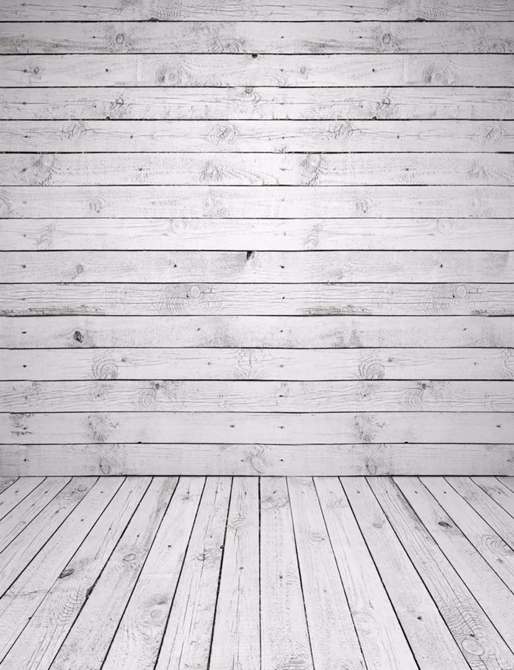 ビニールの写真背景の木の壁の床のヴィンテージ白い木の板子供子供たちの生まれたばかりの赤ちゃん写真小道具スタジオブースの背景