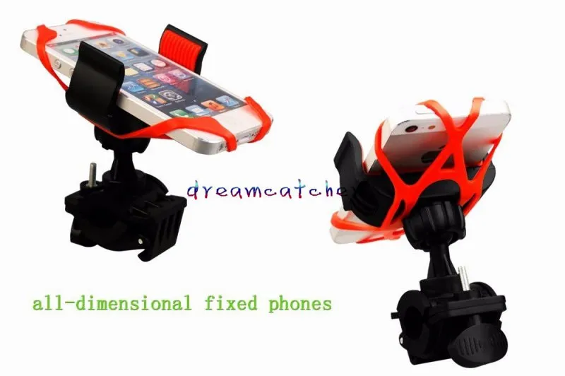 Universal Bike Fiets Standhouder Spider Web Telefoon Stuur Clip Stand Mount Bracket Flexibele 360 ​​graden voor iPhone 7 Smart Phone GPS