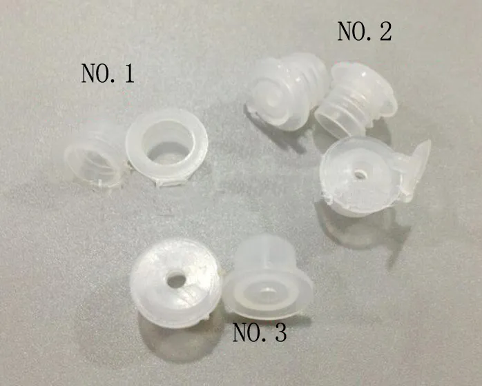 2ml vetro trasparente vaso di trucco per il trucco del trucco del trucco del trucco del trucco del container del contenitore di imballaggio dei cosmetici Professionali Campione del test