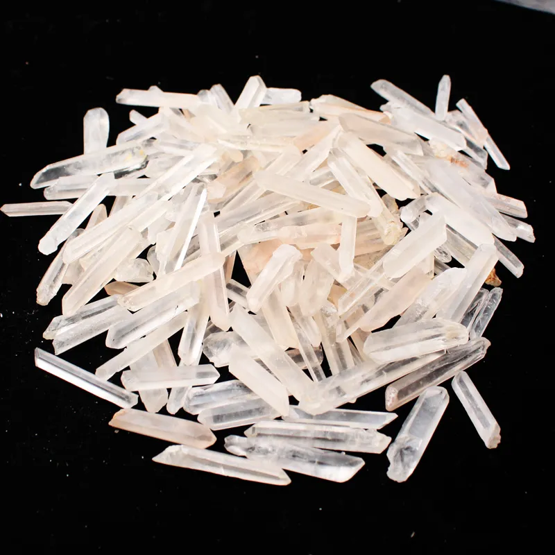 Wholesale 100g High Quality Bulk Small Points Clear Quartz Crystal Mineral Healing reiki & good lucky energy Mineral Wand