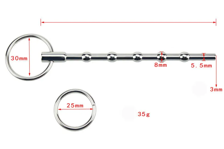 L'uretra maschile suona il catetere superiore in acciaio inossidabile che suona il tubo dell'uretra Sex Fun Toys inserisce il gioco gay