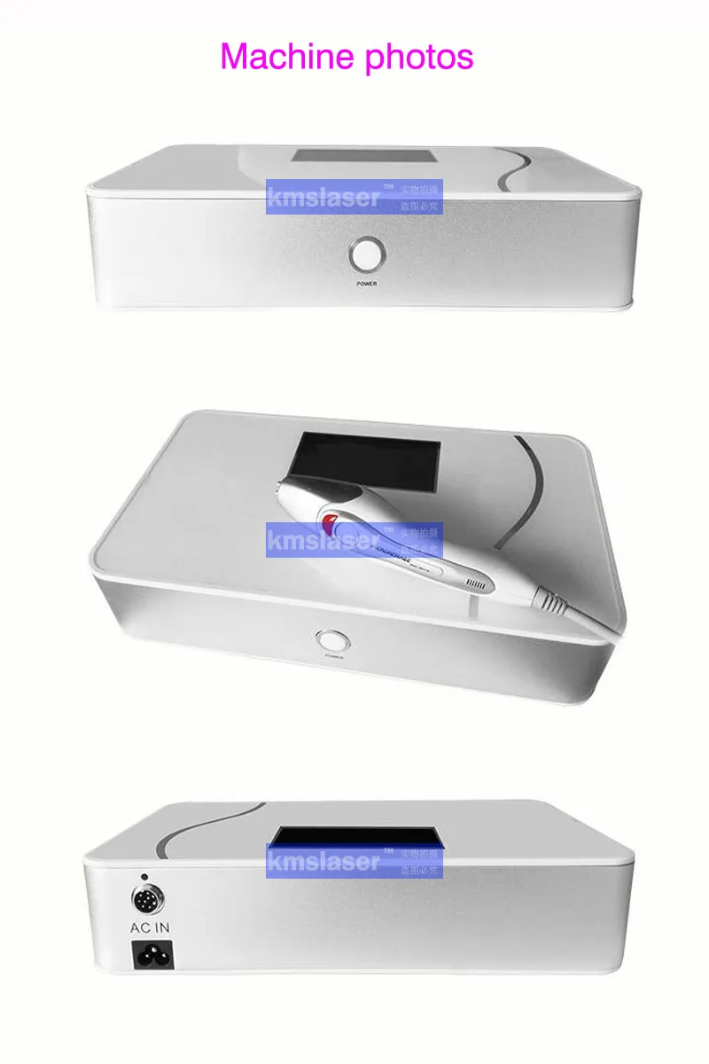 Rajeunissement fractionné de peau de RF de machine amincissante portative avec 3 conseils pour les soins du visage