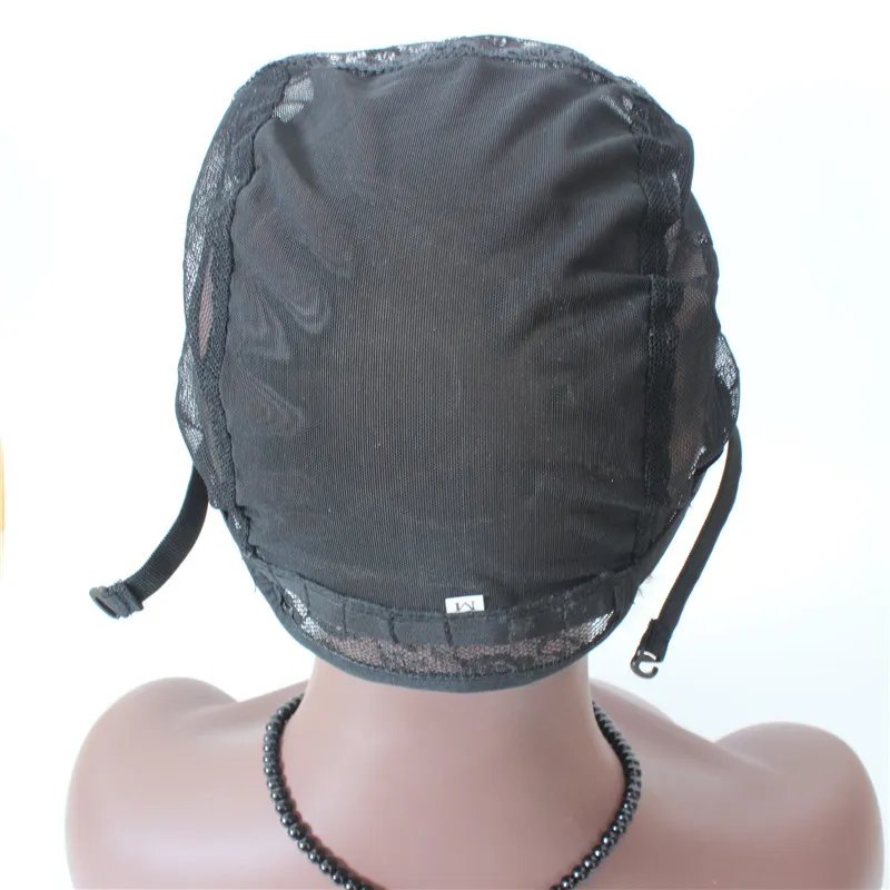 5pcs/lot wigs cap for make wig Jewish wig caps Jewish Net Wig Caps for black women with adjustable strap