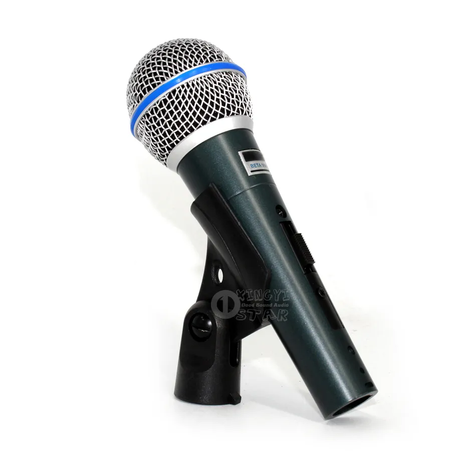 Upgraded Version BETA58A Switch Wired Microphone Professional Microfono Supercardioid Dynamic Karaoke Mic Vocal Beta58 Mixer Mike Microfone