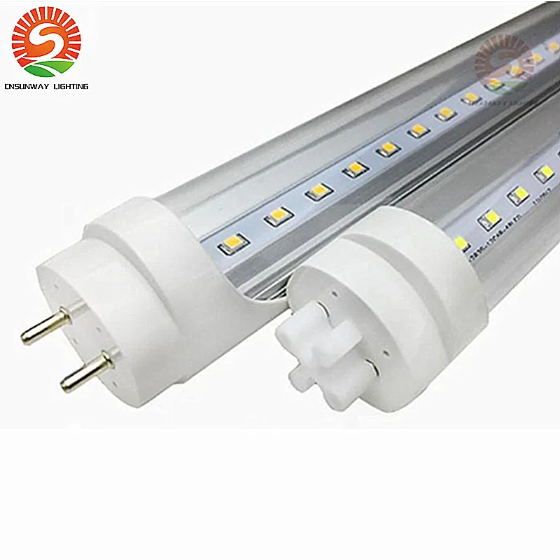 Корабль из Китая Dimmable 4ft 1200 мм T8 Светодиодная трубка Light High Super Bright 20 Вт 22 Вт теплые холодные белые светодиодные лампы AC110-240V