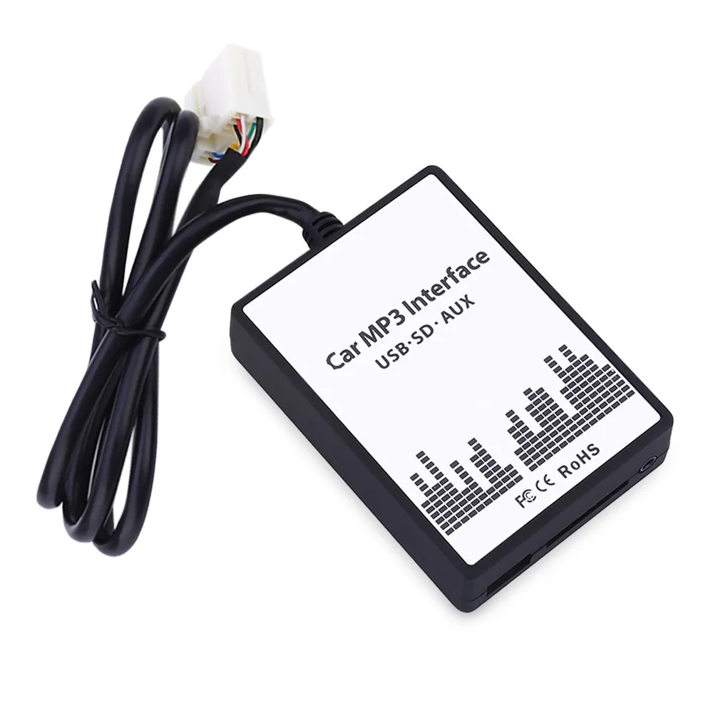 Car MP3 Interface USB / SD Data Cable Audio Digital CD Changer No