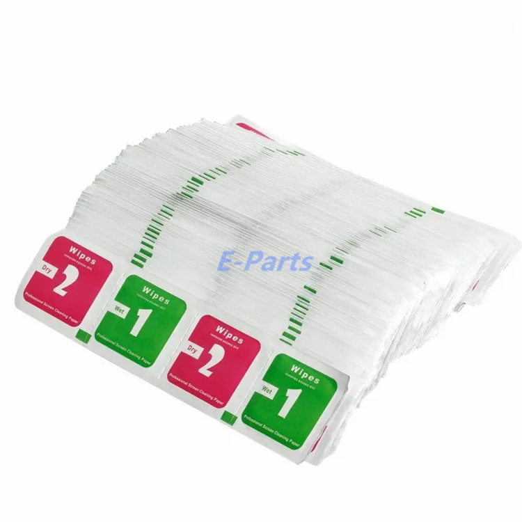 Wipes humides Wipes pour téléphonie mobile pour téléphone mobile Écran Verre trempé de protecteur de verre à température claire CLOT CLOT2689067