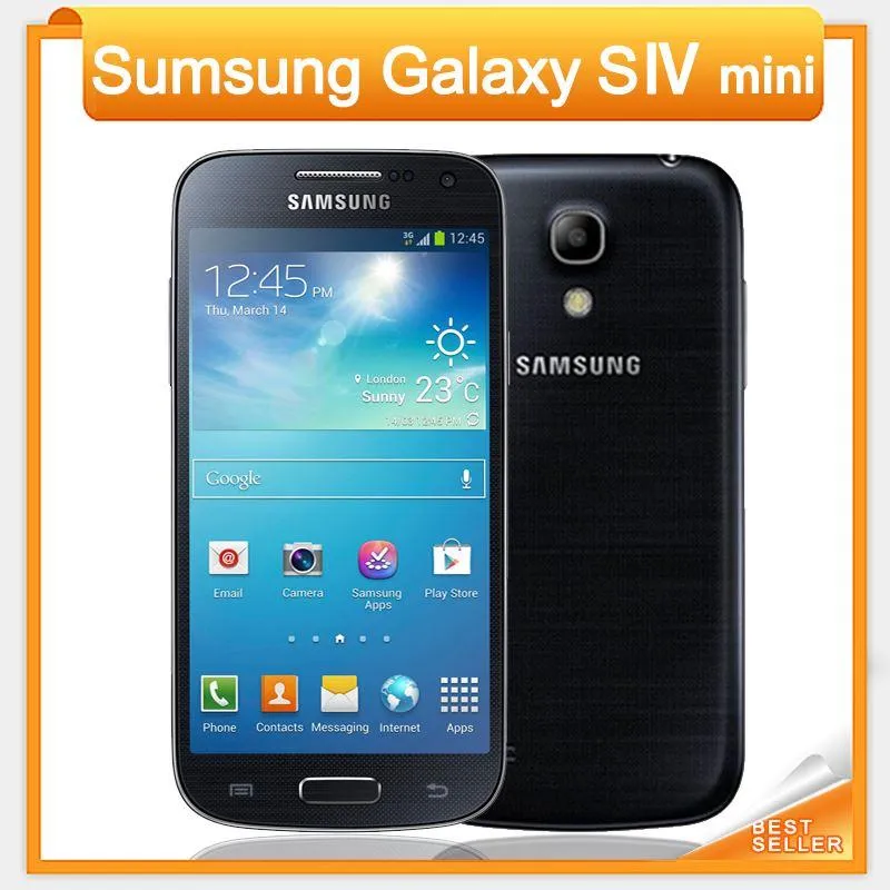 Samsung Galaxy S4 Mini I9192 I9195 сотовый телефон 3G касания NFC WIFI GPS 8MP камеры разблокирована телефон Восстановленное сотовый телефон