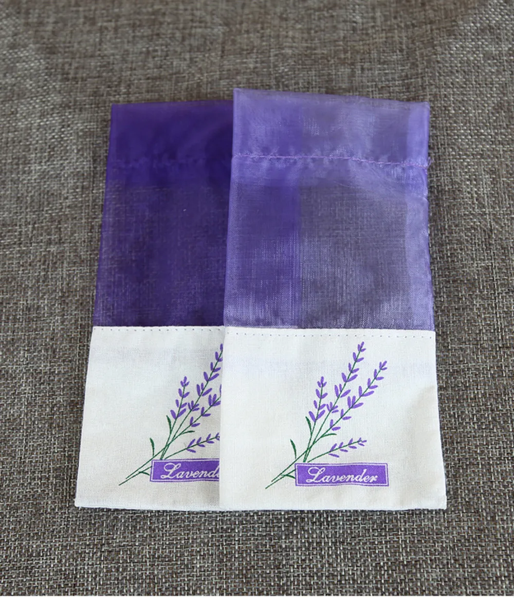 Sachet Embroidered Lavender Empty Bags Cotton Bags Organza Gauze Bags