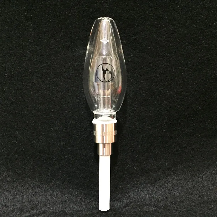 Núcleo do coletor nector sem caixa de presente Titânio ponta mini tubo de vidro equipamento de petróleo concentrado Dab mini bong de vidro