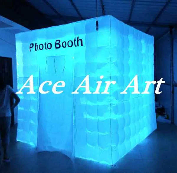 Inflatable Photo Booth Cube Tent With LED Lights ... From ...