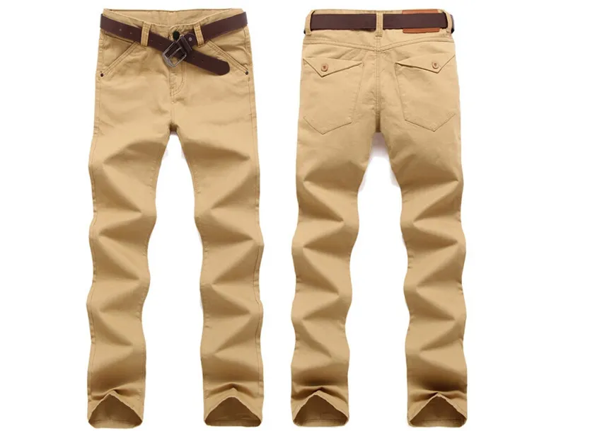 Wholesale Summer Style Men's Long Leisure Pants Male Middle Waist Washed Thin Long Trousers Plus Size