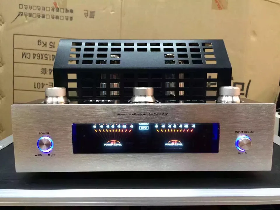 M12 Hi-Fi Bluetooth Tube Amplifier 110V och 220V Support USB SD-kort Uppspelning Bluetooth Power Amplifier Support 220V och 110V