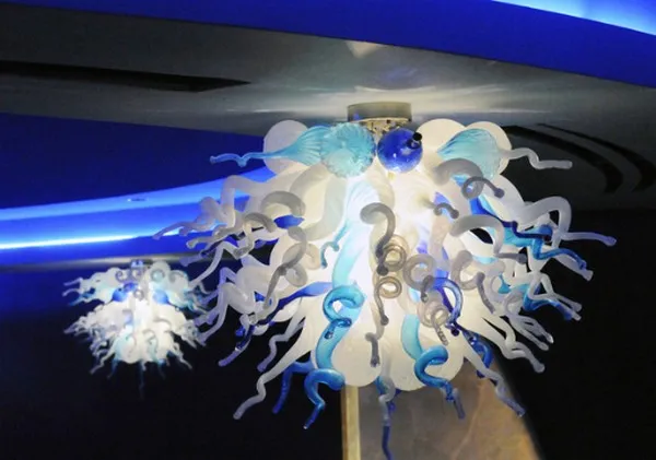 Kunst kroonluchters licht moderne kristallen handgeblazen hanglampen Home Hotel decoratie glazen kroonluchter