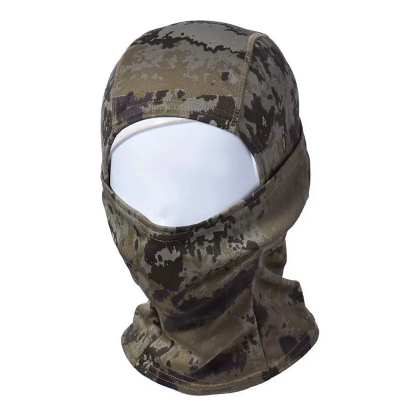 Großhandel - Maske Atemnot Camouflage Armee Baumwolle Radfahren Motorradkappe Balaclava Hüte Ganz Gesichtsmaske Bandana Maske Skateboard 1767 P40